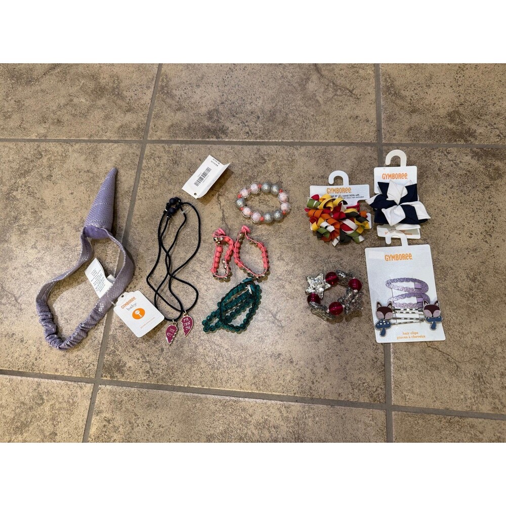 Gymboree Large Lot Bundle New or New With Out Tag Hair Accessories and Jewelry